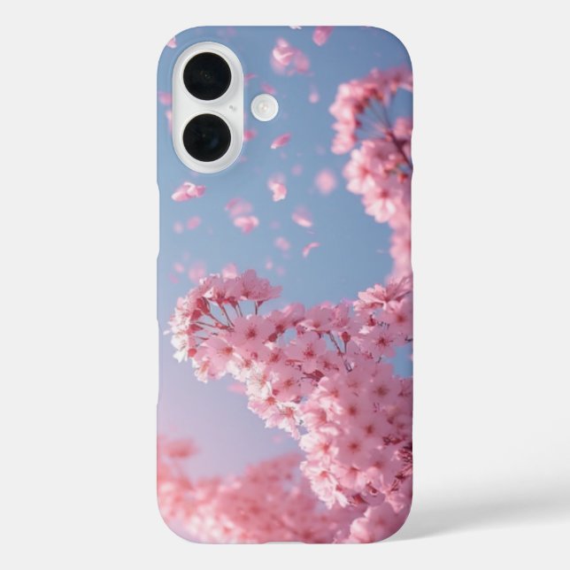 Kirschblütenfrühling – Sanfte rosa florale Kunst Case-Mate iPhone Hülle (Rückseite)