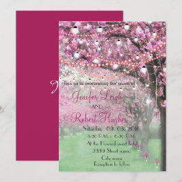 Kirschblütenhochzeit Einladung