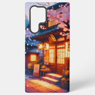 Kirschblütennacht im alten Japan Samsung Galaxy Hülle