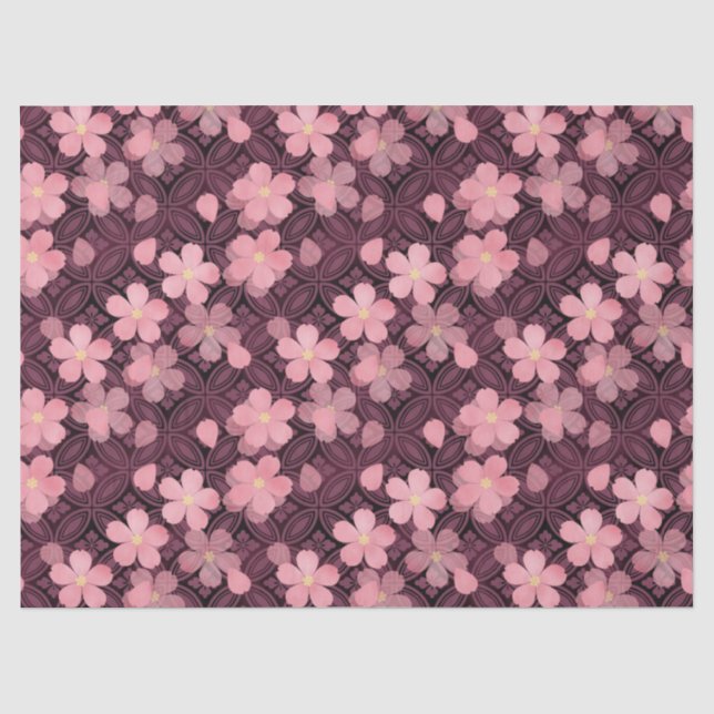 Kirschblütenpapier für Blume Seidenpapier (Vorderseite)