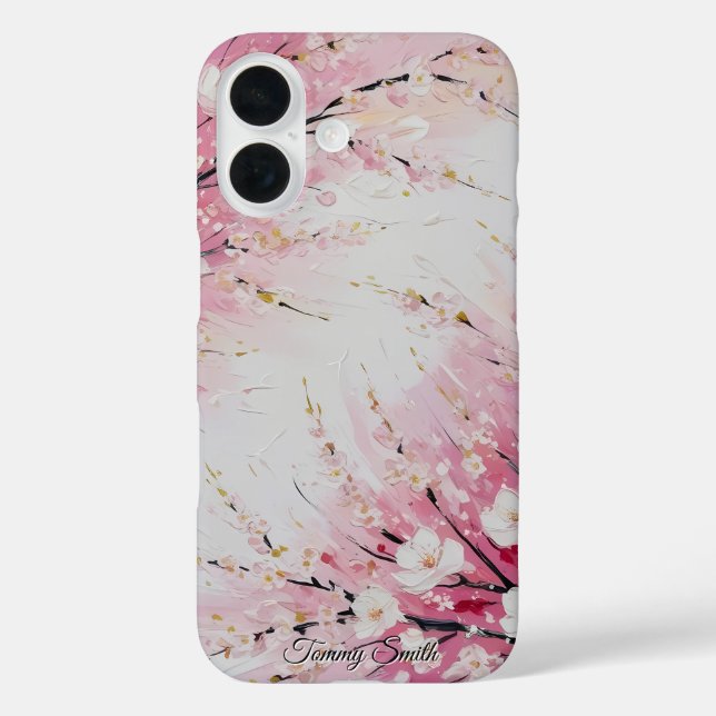 Kirschblütenwind abstrakt Case-Mate iPhone hülle (Rückseite)