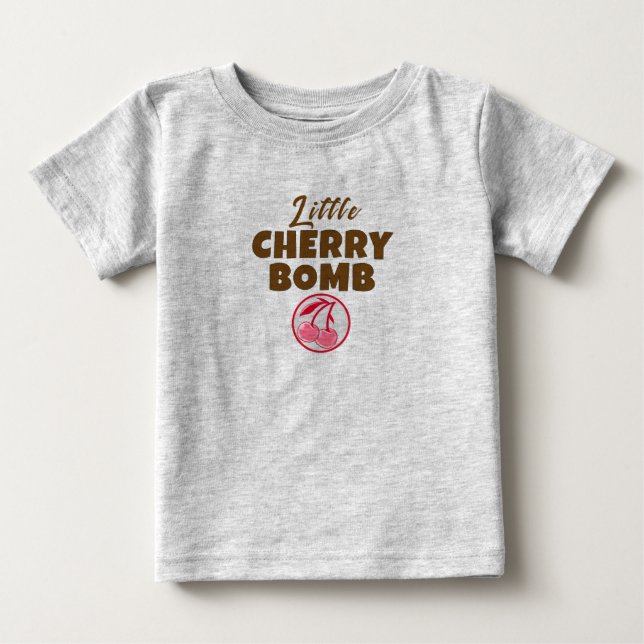Kirschbombe Baby T-shirt (Vorderseite)