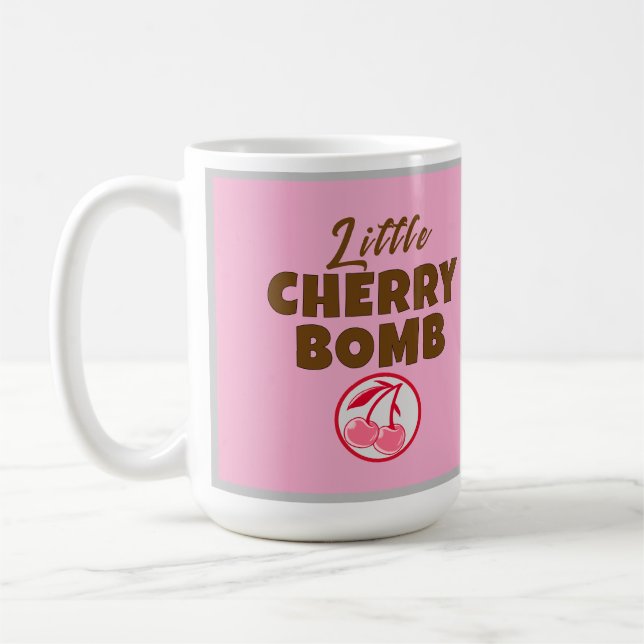 Kirschbombe Kaffeetasse (Links)
