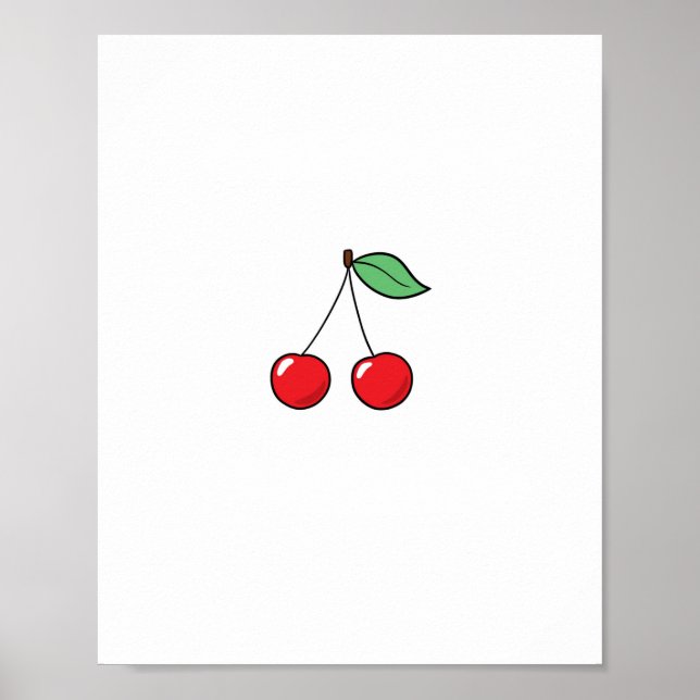 Kirschdesign, Kirschthema Poster (Vorne)