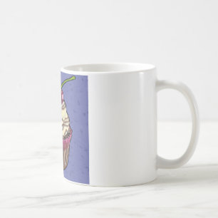 Kirsche auf Blau Tasse