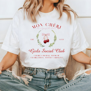 Kirsche auf dem Gipfel   Junggesellinnen Abschieds T-Shirt