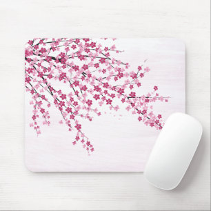 Kirsche blüht pink mousepad