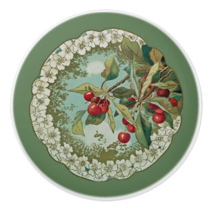 Kirsche~ botanisches Frucht ~ irgendein Keramikknauf