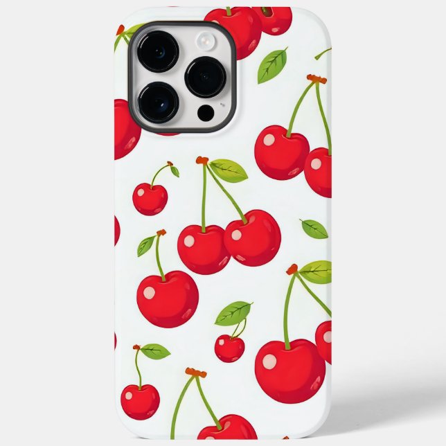 Kirsche  Case-Mate iPhone hülle (Rückseite)