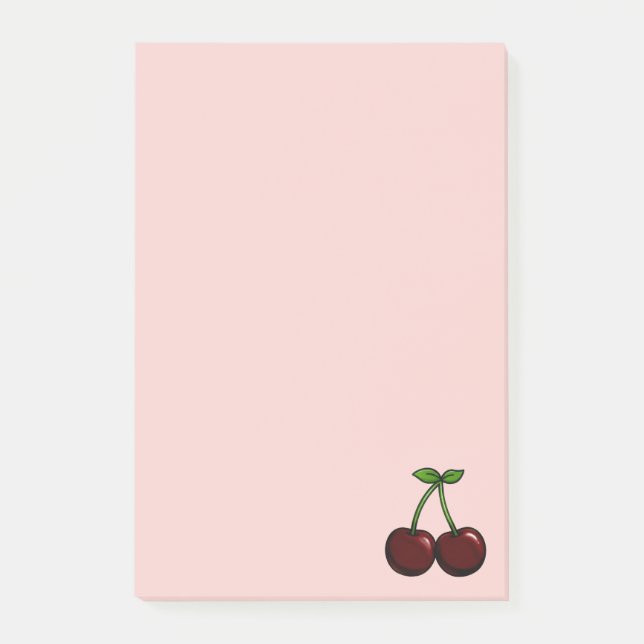Kirsche - Fruchtsammlung - Post-it Klebezettel (Vorderseite)