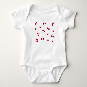 Kirsche Kirschen Baby Strampler