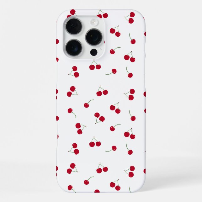Kirsche Kirschen iPhone Hülle (Rückseite)