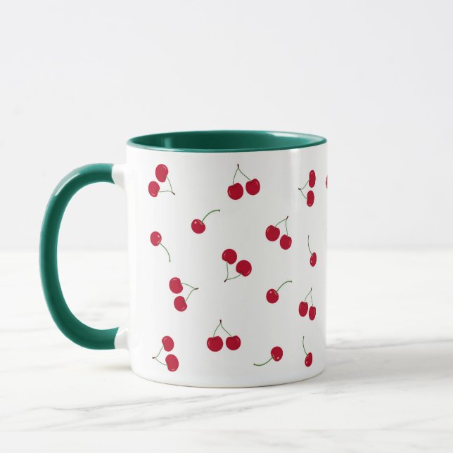 Kirsche Kirschen Tasse (Links)