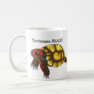 Kirsche-Köpfige Rot-Füßige Schildkröten-Tasse Tasse