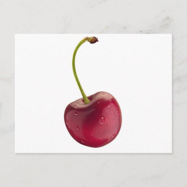 Kirsche Postkarte (Vorderseite)