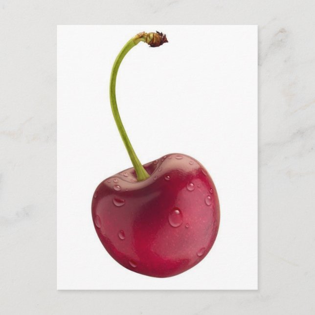 Kirsche Postkarte (Vorderseite)