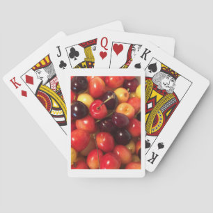 Kirsche-Themenorientierte Spielkarten - Bild von