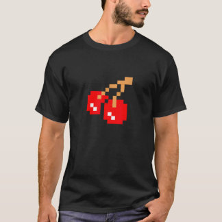 Kirschen Cherry Pixel 8-Bit-Arcade-Spiel Matching  T-Shirt