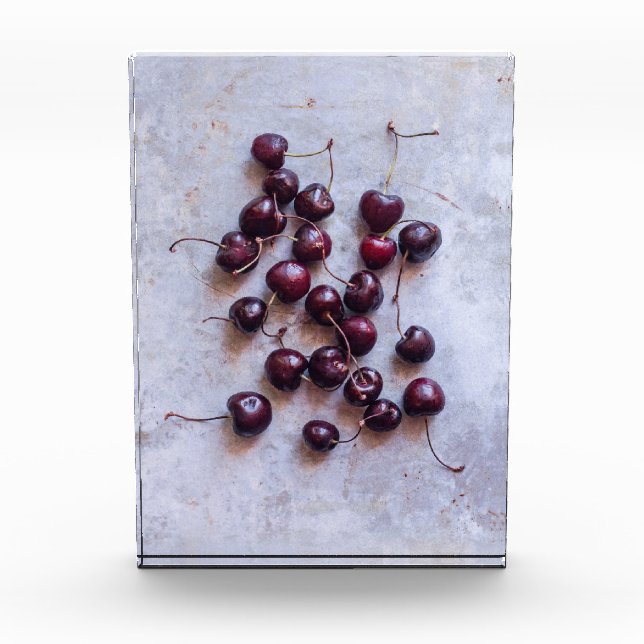 Kirschen Fotoblock (Vorderseite)