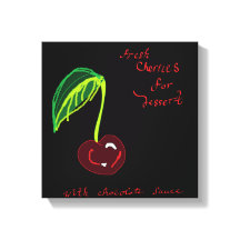Kirschen für Dessertdrucke