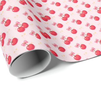 Kirschen Geschenkpapier