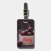 Kirschen in rosa Schüssel für Obstliebhaber