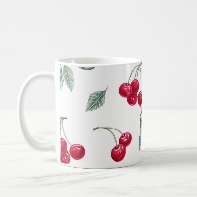 Kirschen Kaffeetasse (Links)