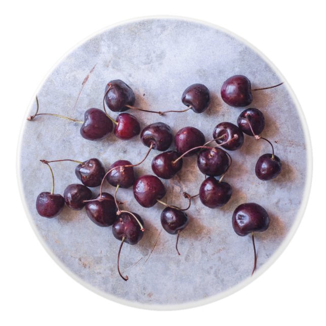 Kirschen Keramikknauf (Vorderseite)