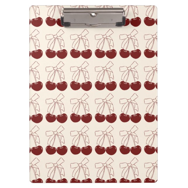 Kirschen Klemmbrett (Vorderseite)