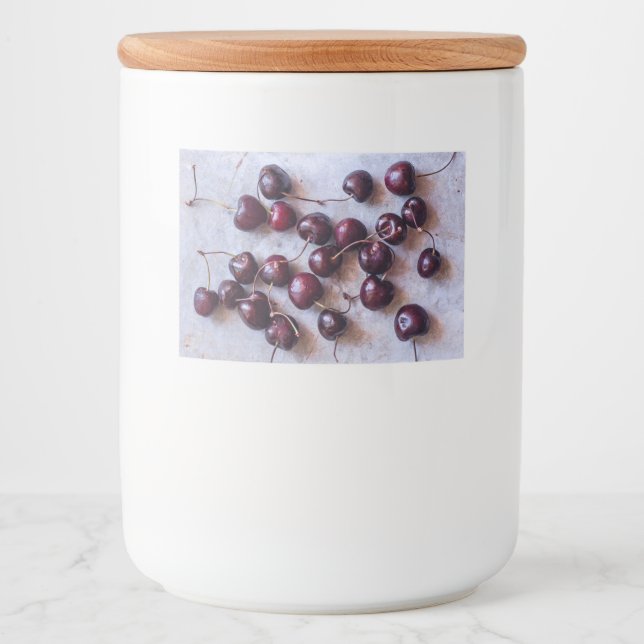 Kirschen Lebensmitteletikett (Vorderseite)