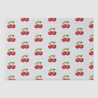 Kirschen mit Smiley Seidenpapier