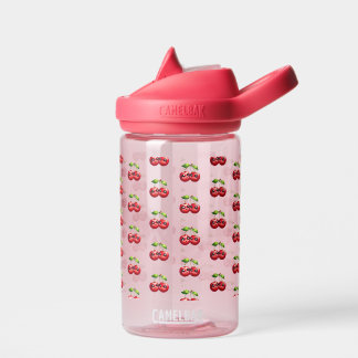 Kirschen mit Smiley Trinkflasche