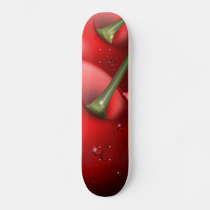 Kirschen mit Taubentropfen Skateboard