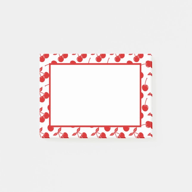 Kirschen  post-it klebezettel (Vorderseite)