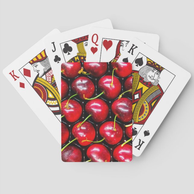 Kirschen Spielkarten (Rückseite)