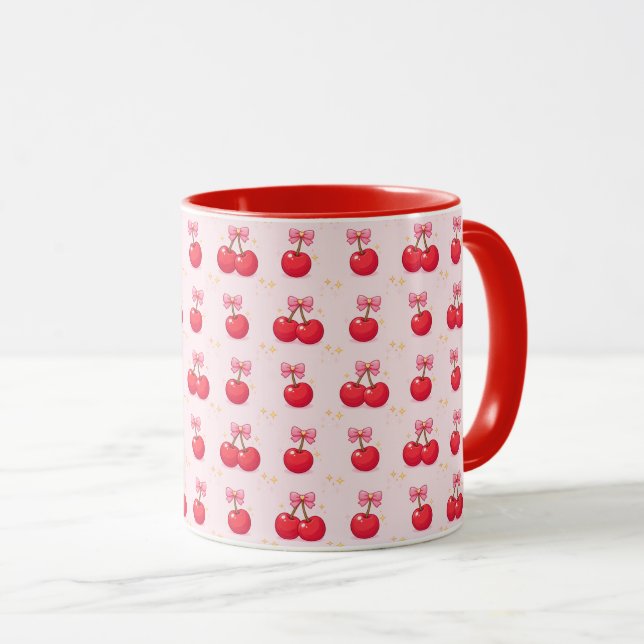 Kirschen Tasse (VorderseiteRechts)