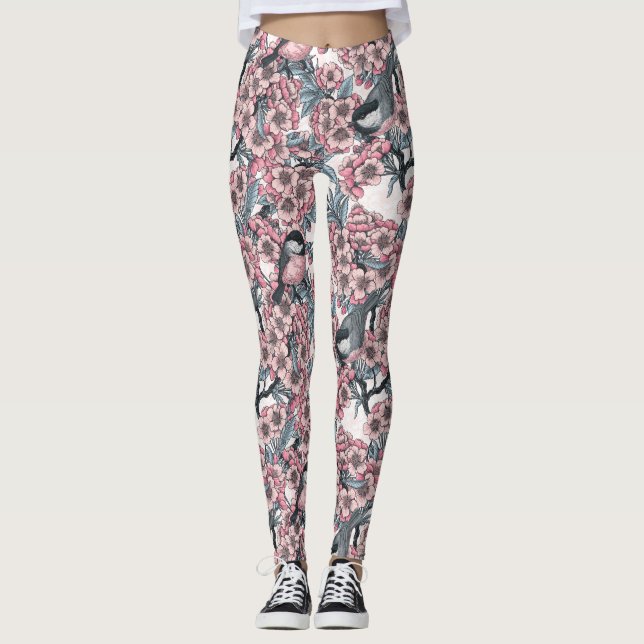 Kirschgarten Leggings (Vorderseite)