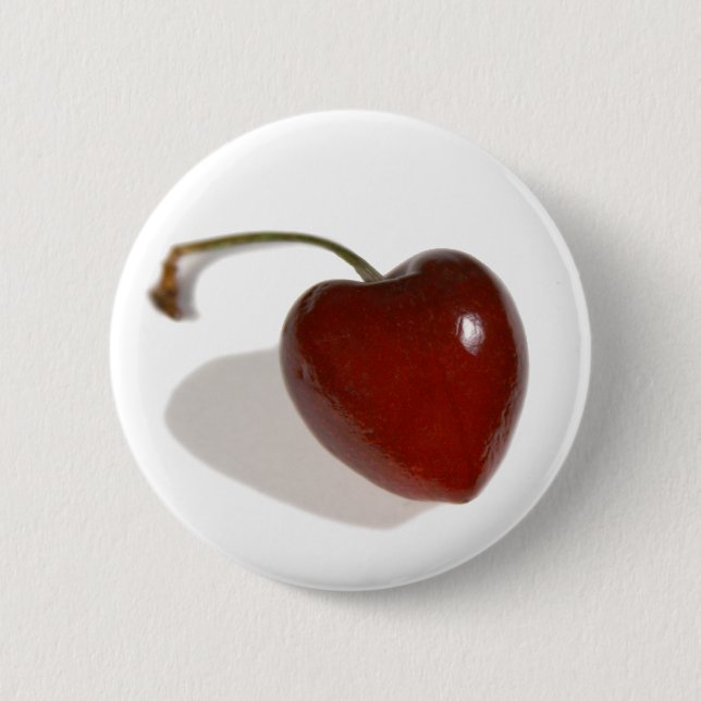 Kirschherz-Knopf Button (Vorderseite)