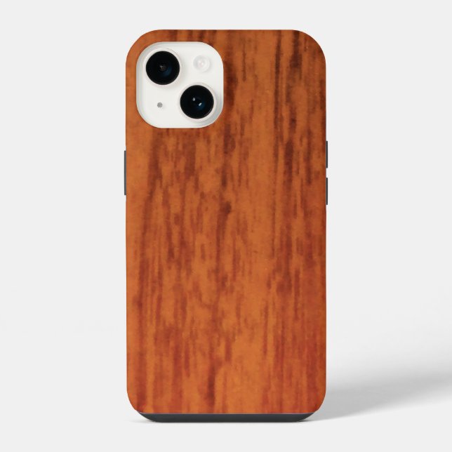 Kirschholz-Druck iPhone Hülle (Rückseite)