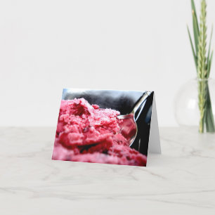 KirschJogurt-Anmerkungs-Karte Karte