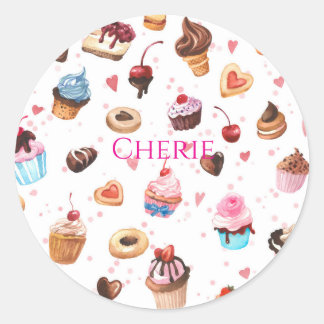 Kirschkleber Runder Aufkleber