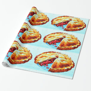 Kirschkuchen Geschenkpapier