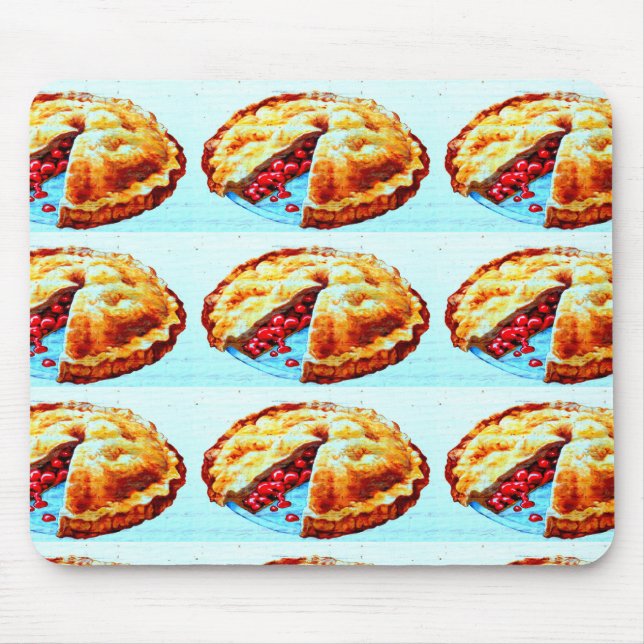 Kirschkuchen Mousepad (Vorne)