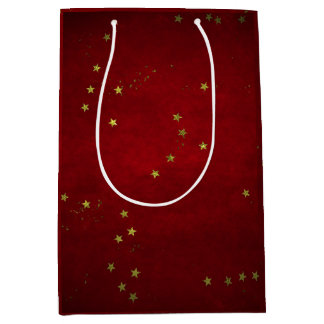 Kirschlack Goldener Stern Mittlere Geschenktüte