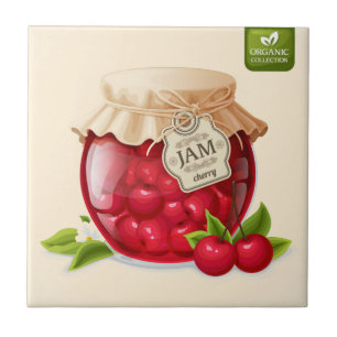 Kirschmarmelade Thema   Fliese