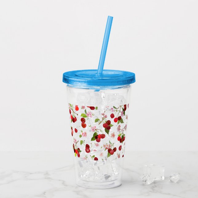 Kirschmuster 1 acryltrinkbecher (Rückseite Ice)
