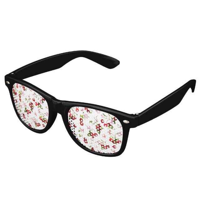 Kirschmuster 1 partybrille (Schrägansicht)