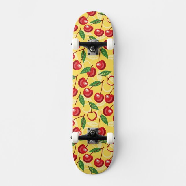 Kirschmuster Skateboard (Vorderseite)