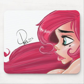 Kirschpinup-Mausunterlage Mousepad