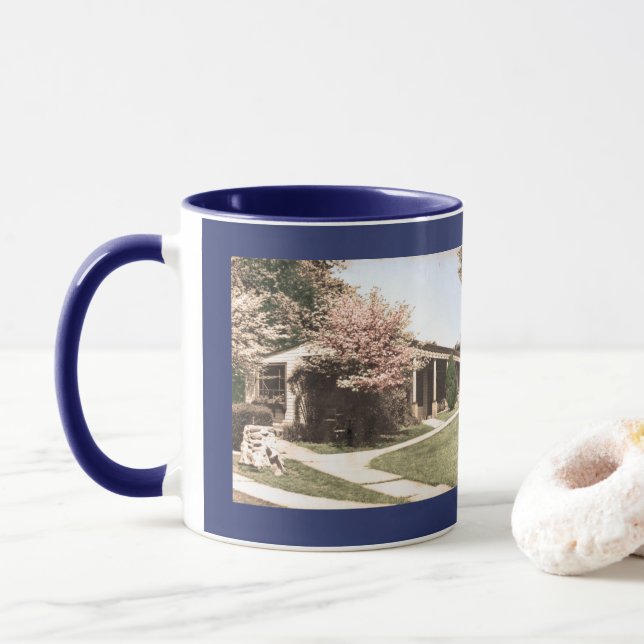 Kirschrasen-SchulSiegel-Tasse Tasse (Mit Donut)